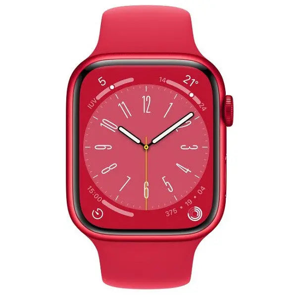 APPLE WATCH SERIE 8 41MM ALUMINIO SPORT BAND ROJO C.G.XXI