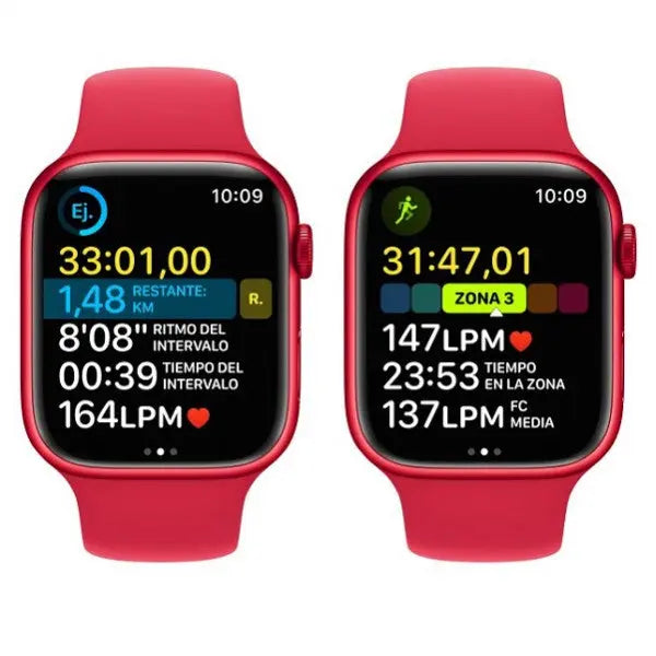 APPLE WATCH SERIE 8 41MM ALUMINIO SPORT BAND ROJO C.G.XXI