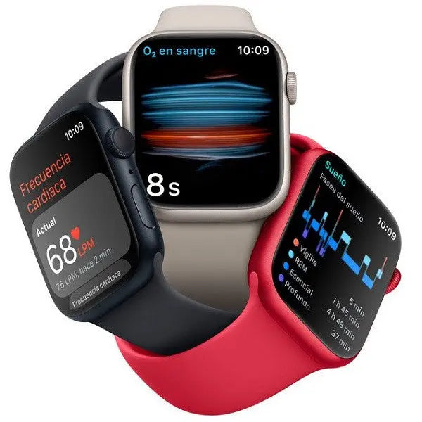 APPLE WATCH SERIE 8 41MM ALUMINIO SPORT BAND ROJO C.G.XXI