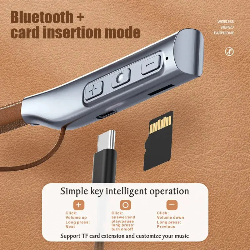 Auriculares magnéticos con Bluetooth, audífonos deportivos inalámbricos para colgar en el cuello con micrófono - La zona Apple