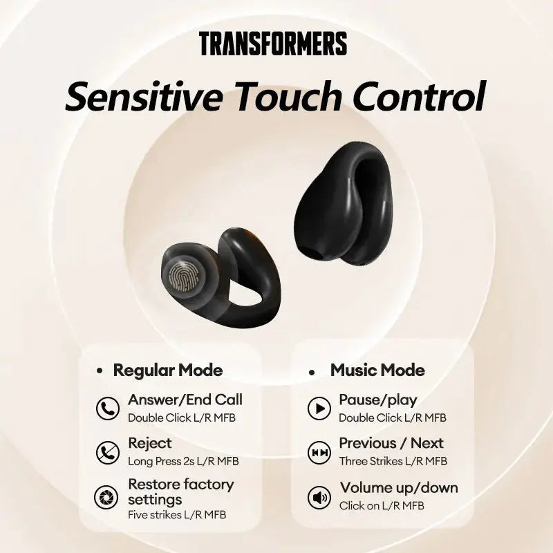 Auriculares inalámbricos TF-T05 para videojuegos, cascos con Bluetooth 5,3, TWS, sonido HIFI Y reducción de ruido - La zona Apple