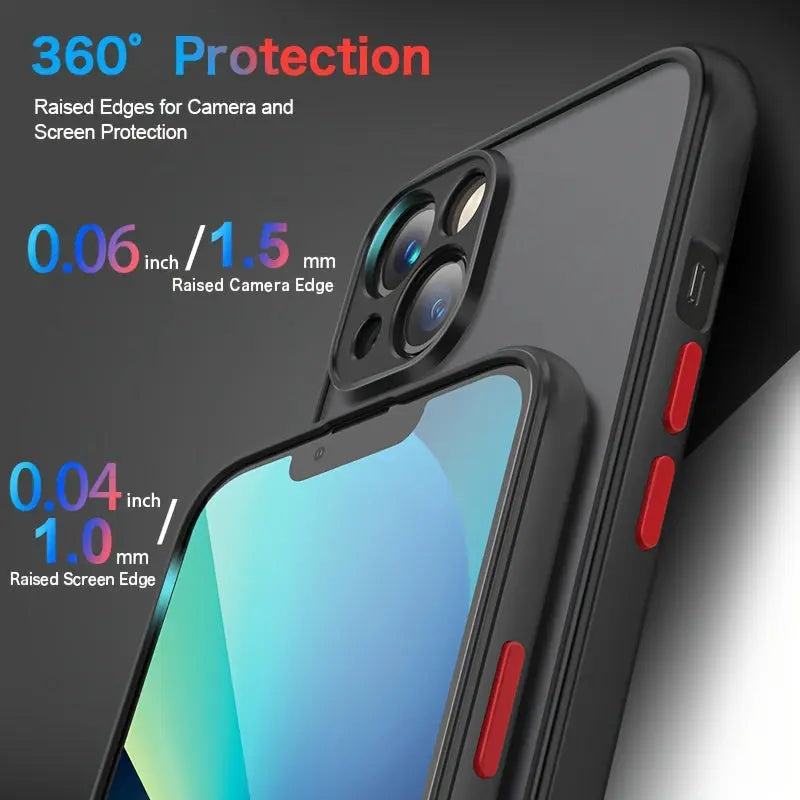 Funda de teléfono con armadura de carga inalámbrica magnética con tacto de piel mate de lujo para iPhone 11/12/13/14/15/16 Pro Max Plus Botón de contraste a prueba de golpes Protección de cámara de PC Carcasa rígida - La zona Apple