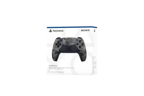 PlayStation - Mando Inalámbrico DualSense Grey Camo | Mando Original Sony para PS5 con Retroalimentación Háptica y gatillos Adaptativos - Color Camuflaje Gris - La zona Apple