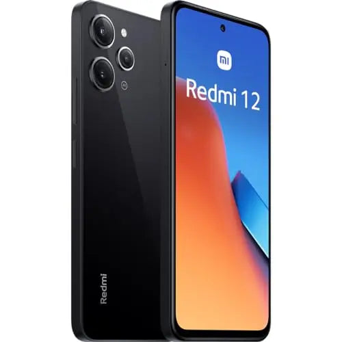 Redmi 12 4G - Smartphone de 8+256GB, Pantalla de 6,79" FHD+ AdaptiveSync 90 Hz, MediaTek G88, Triple cámara de 50MP, batería de 5000 mAh, Negro (Versión ES + 3 años de garantía) - La zona Apple