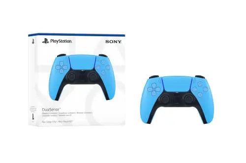 PlayStation 5 - Mando Inalámbrico DualSense Starlight Blue | Mando Original Sony para PS5 con Retroalimentación Háptica y gatillos Adaptativos - Color Azul - La zona Apple