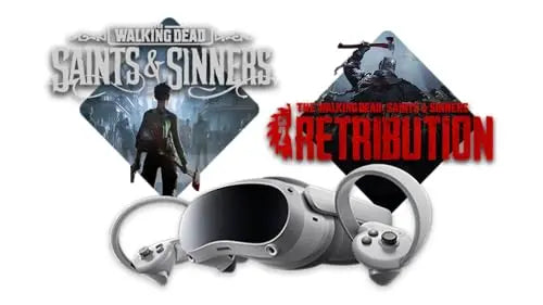 PICO 4 - Casco todo-en-uno - 128GB + Walking Dead 1&2 Bundle - La zona Apple