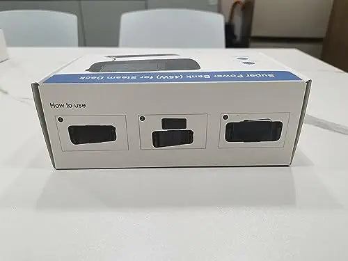 Power Bank 20000mAh para Steam Deck, 45W PD 3.0 B baterías externas compatibles con Switch/Samsung/iPad/Laptop con Soporte Trasero Desmontable y Cable USB-C Dual - La zona Apple