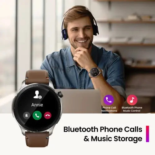 Amazfit GTR 4 Smartwatch para IOS Android Reloj Inteligente de Seguimiento GPS 150 modos de Deporte Llamadas Telefónicas de Bluetooth Almacenamiento de Música Batería de 14 Días Duración Alexa Amazfit