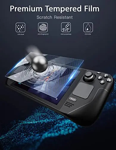 Funda Compatible con el Steam Deck, Kit de Accesorios con Bolsa de Viaje, Protector de Pantalla, Funda Protectora de Silicona, Protección del Touchpad y Mucho Más. - La zona Apple