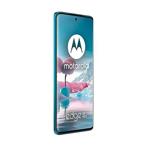 Motorola edge 40 neo, 12/256 GB, pantalla 6.55" pOLED 144Hz, IP 68, cámara 50MP ultra pixel, IOS, carga 68W TurboPower, Dolby Atmos® audio, Android 13, batería 5000 mAh, dual SIM, Azul (Versión ES/PT) - La zona Apple