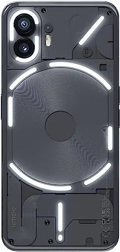 Nothing Phone (2): 256GB+12GB RAM, Glyph Interface, Nothing OS 2.0, cámara doble 50MP, OIS,pantalla LTPO OLED 6,7”, batería 4700 mAh, resistente al agua IP54, Android Móvil libre , Gris oscuro - La zona Apple