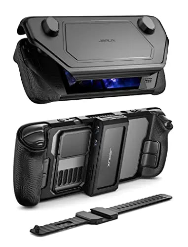 ModCase para Steam Deck,PC0104 Estuche Modular con Estación de Acoplamiento 11 en 1 Incluye Estuche Trasero,Cubierta Facial,Estación de Acoplamiento,Soporte Metálico y Correa-Conjunto Hub - La zona Apple