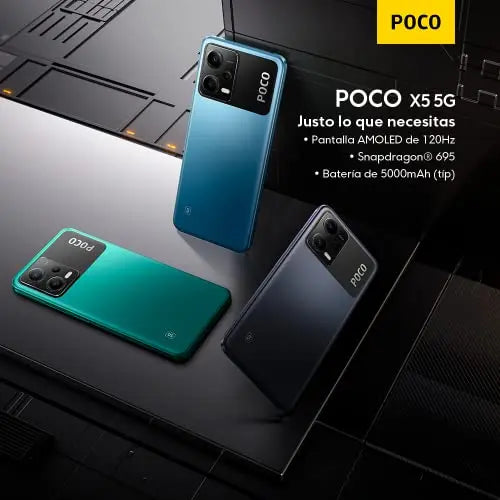Xiaomi Poco X5 5G, auriculares intraurales, 6,67 pulgadas, pantalla AMOLED DotDisplay, 256 GB, 8 GB RAM, 120 Hz, Full HD, negro (Versión Global) - La zona Apple