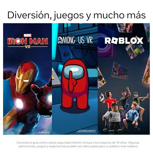 Meta Quest 2 - Gafas de realidad virtual avanzada, todo en uno, 128 GB - La zona Apple