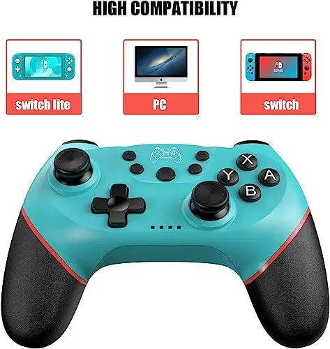 2023 UPGRADE Mando para Switch, Mandos Switch Inalambricos para Switch/Switch Lite/Switch OLED con Wake Up, Mando Pro Controller Mando pc con Gyro Axis/Dual Shock/ Función Turbo y Captura de pantalla - La zona Apple
