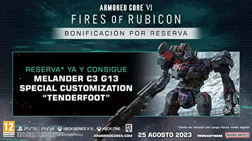 Armored Core Vi Fires Of Rubicon - Launch Edition, XBOX Series X - La zona Apple
