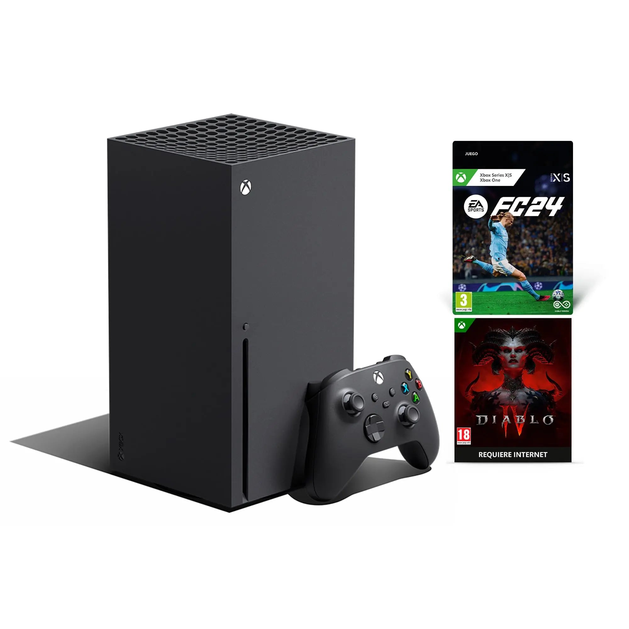 Xbox Series X Diablo IV Bundle + EA Sports FC™ Standard Digital - La zona Apple