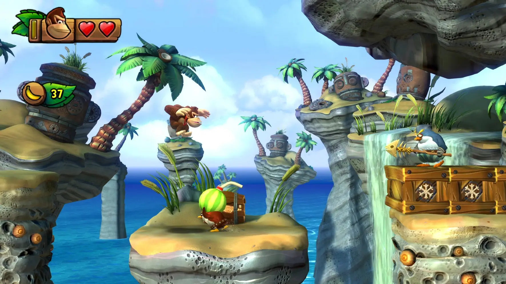 Donkey Kong Country: Tropical Freeze - La zona Apple