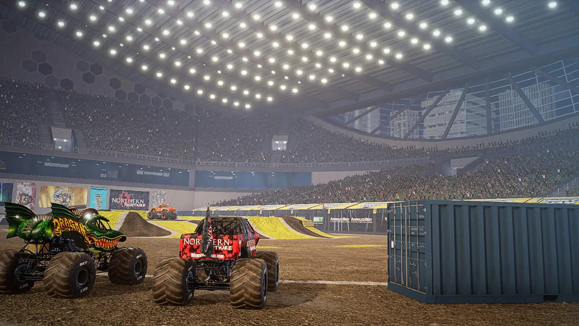 Monster Jam: Steel Titans - La zona Apple