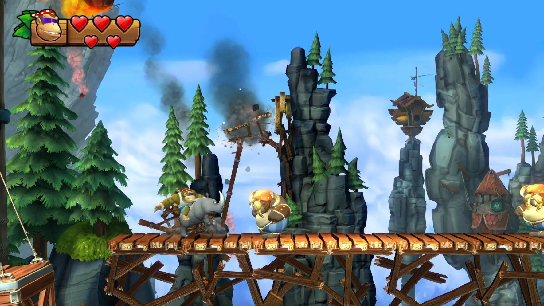 Donkey Kong Country: Tropical Freeze - La zona Apple