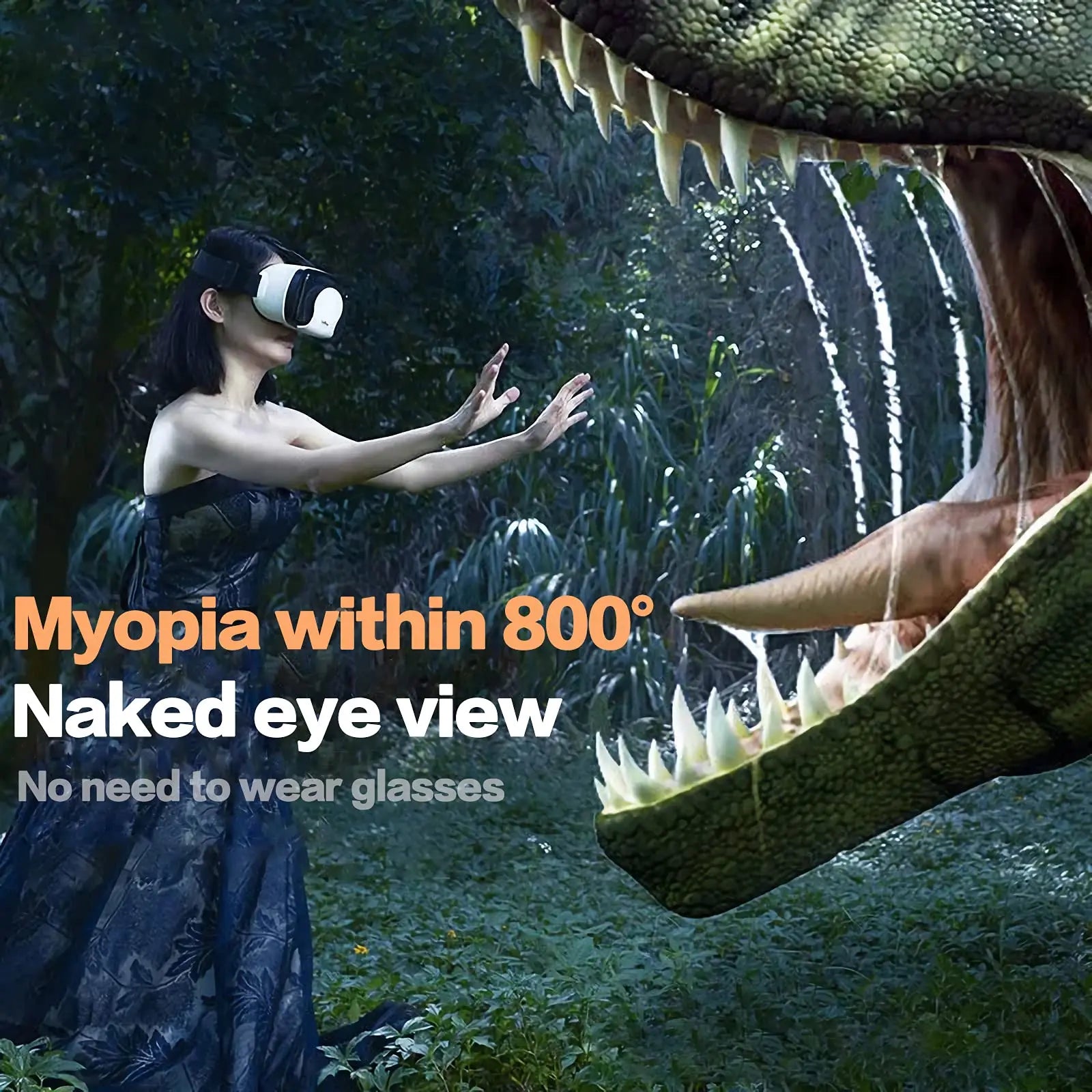 Gafas VR,Compatible con Phone y Android Phone,VR Gafas de Realidad Virtual - Disfruta de los Mejores Juegos y Videos RV 3D, 2K Gafas VR - La zona Apple