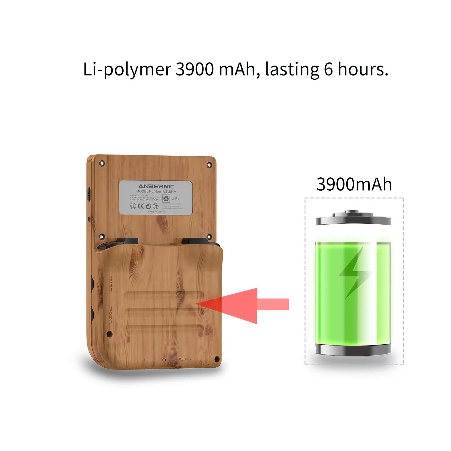 ANBERNIC Videoconsola Portátil Retro RG351V - La zona Apple