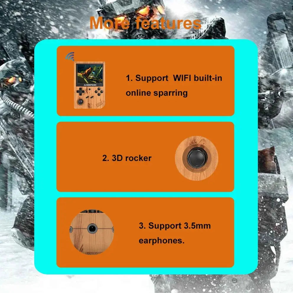 ANBERNIC Videoconsola Portátil Retro RG351V - La zona Apple