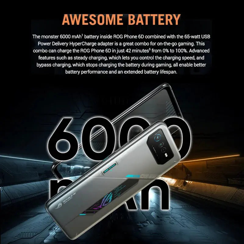 ASUSROG 6D MediaTek Dimensity 9 5G, versión Global, carga rápida de 65W - La zona Apple