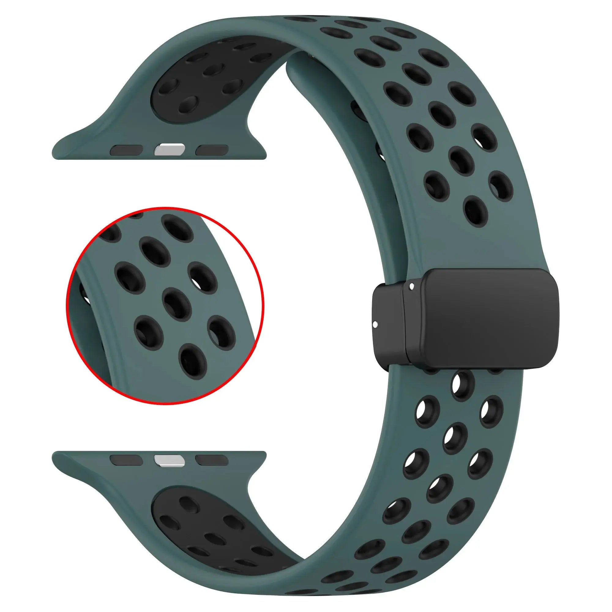 Banda magnética plegable D para Apple watch series 8 ultra 49mm 45mm 41mm 44mm 40m 42mm 38mm iWatch serie 7 6 se 5 - La zona Apple