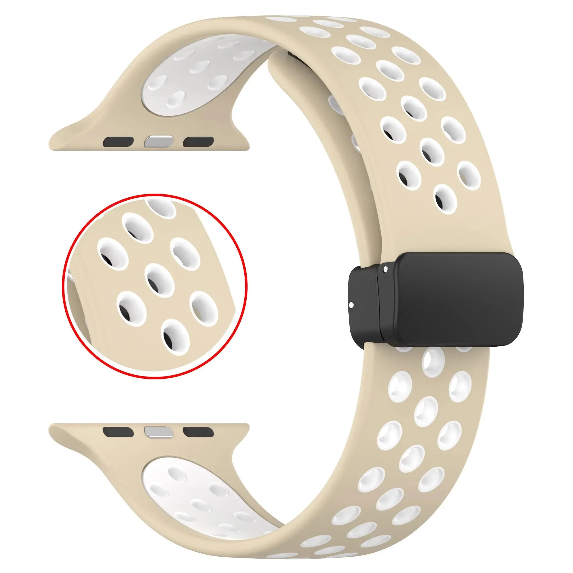 Banda magnética plegable D para Apple watch series 8 ultra 49mm 45mm 41mm 44mm 40m 42mm 38mm iWatch serie 7 6 se 5 - La zona Apple