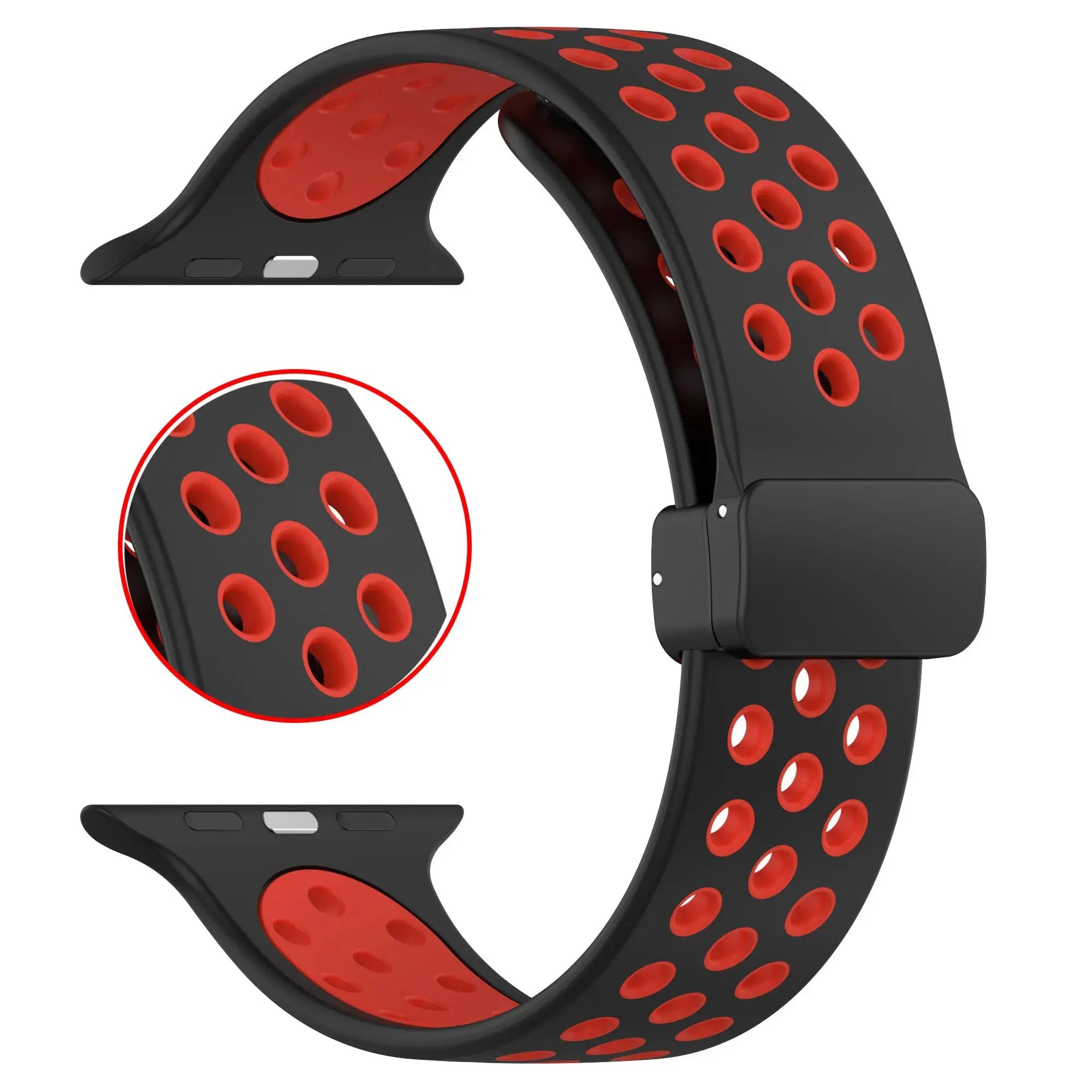 Banda magnética plegable D para Apple watch series 8 ultra 49mm 45mm 41mm 44mm 40m 42mm 38mm iWatch serie 7 6 se 5 - La zona Apple