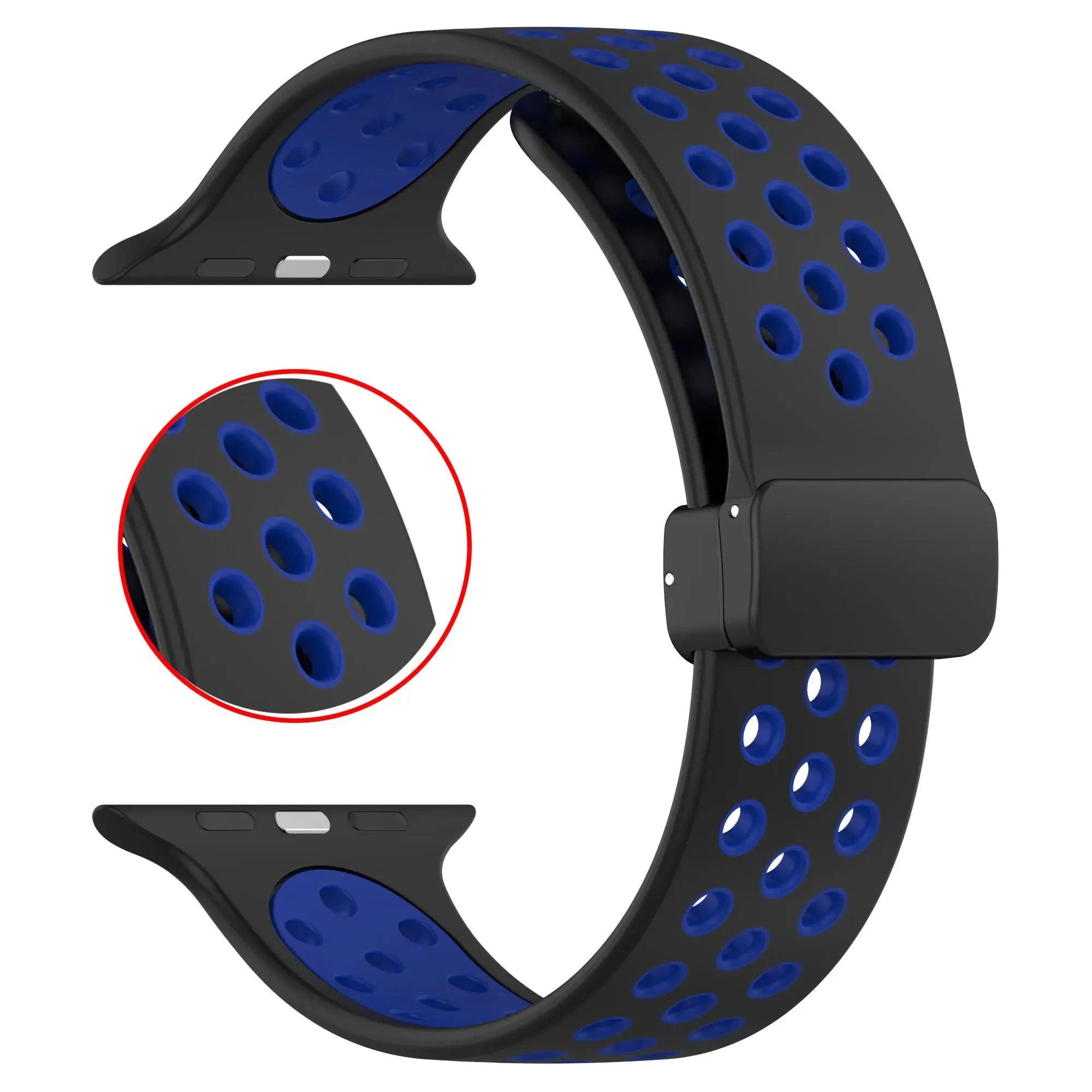 Banda magnética plegable D para Apple watch series 8 ultra 49mm 45mm 41mm 44mm 40m 42mm 38mm iWatch serie 7 6 se 5 - La zona Apple