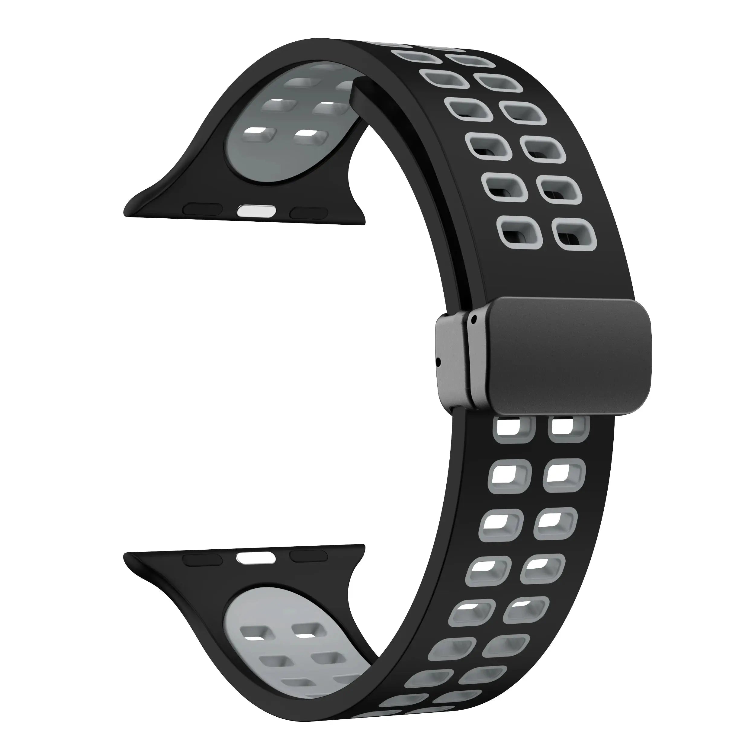 Banda magnética plegable D para Apple watch series 8 ultra 49mm 45mm 41mm 44mm 40m 42mm 38mm iWatch serie 7 6 se 5 - La zona Apple