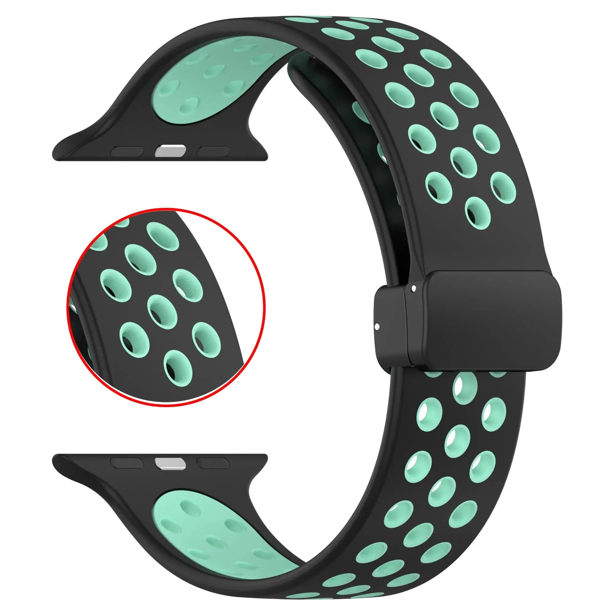 Banda magnética plegable D para Apple watch series 8 ultra 49mm 45mm 41mm 44mm 40m 42mm 38mm iWatch serie 7 6 se 5 - La zona Apple