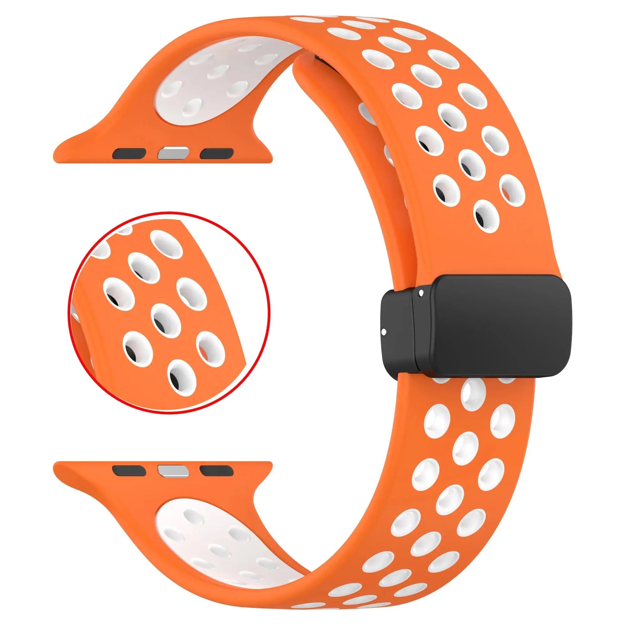 Banda magnética plegable D para Apple watch series 8 ultra 49mm 45mm 41mm 44mm 40m 42mm 38mm iWatch serie 7 6 se 5 - La zona Apple