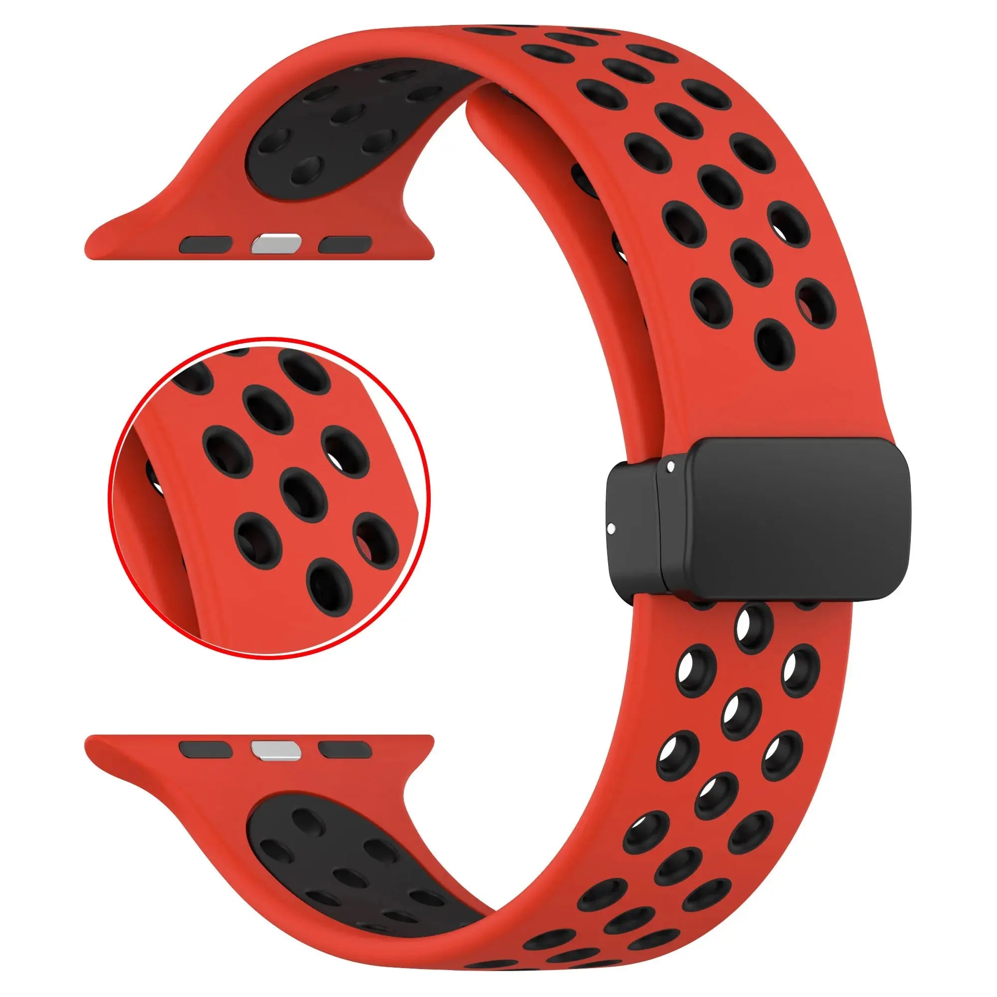 Banda magnética plegable D para Apple watch series 8 ultra 49mm 45mm 41mm 44mm 40m 42mm 38mm iWatch serie 7 6 se 5 - La zona Apple