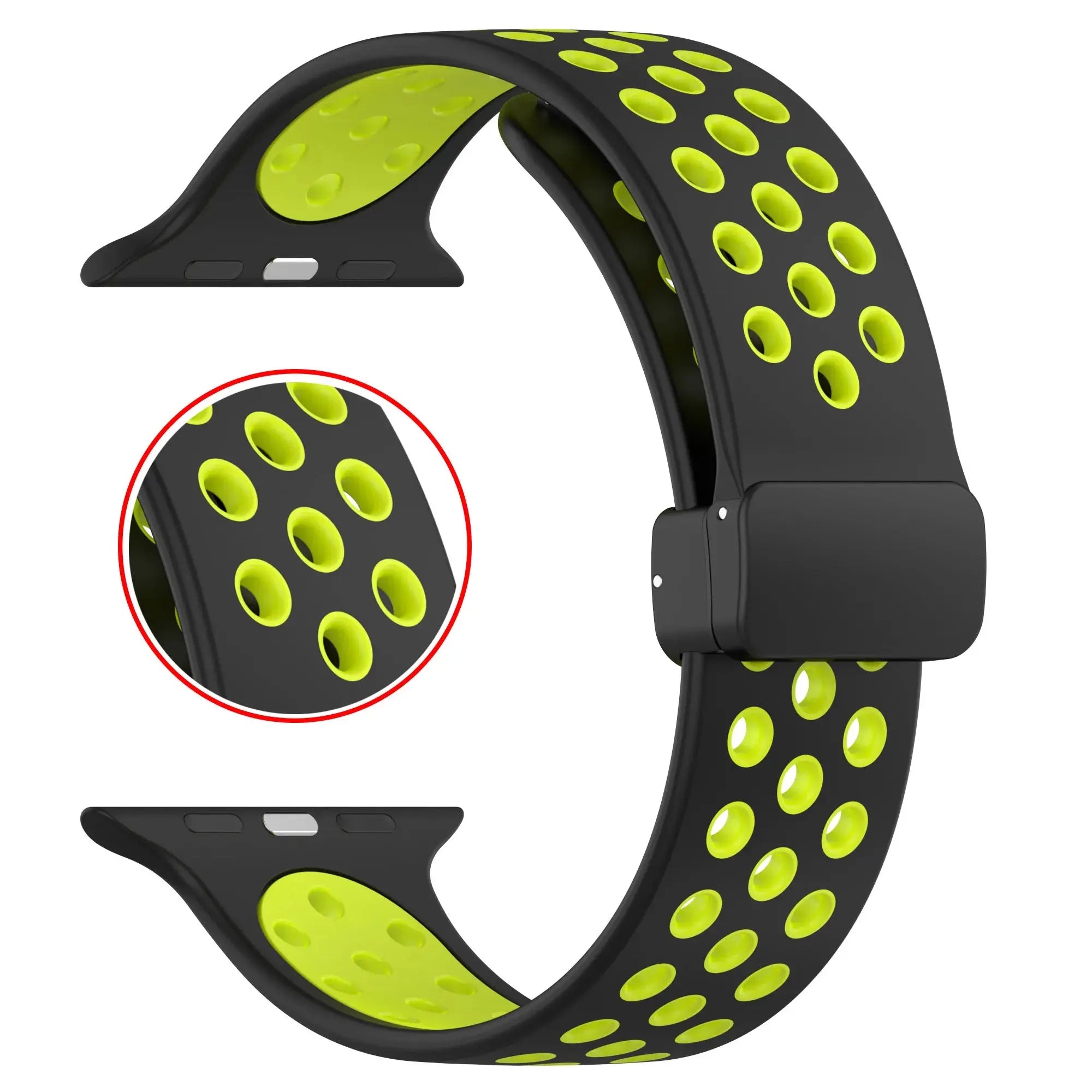 Banda magnética plegable D para Apple watch series 8 ultra 49mm 45mm 41mm 44mm 40m 42mm 38mm iWatch serie 7 6 se 5 - La zona Apple