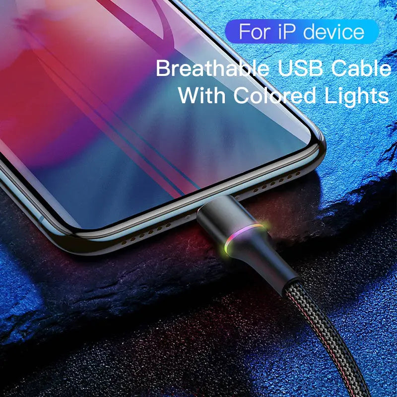 Cable de carga rápida USB para iPhone y iPad La zona Apple