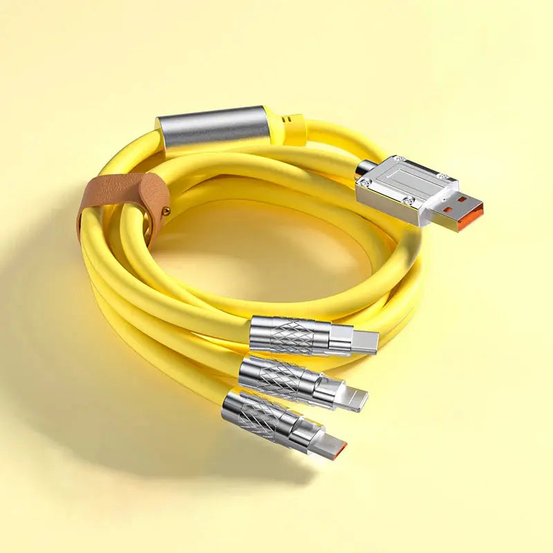 Cable Micro USB de carga rápida 3 en 1, 120W, para iPhone 14, 11 Pro Max, Xiaomi, Huawei, Samsung, USB tipo C a Lightning Data, Cable inalámbrico - La zona Apple
