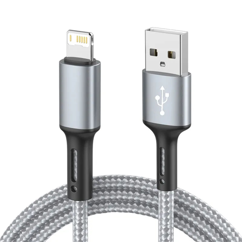 Cable USB de Carga Rápida para Teléfono Móvil: Carga Eficiente y Longitud Variada - La zona Apple