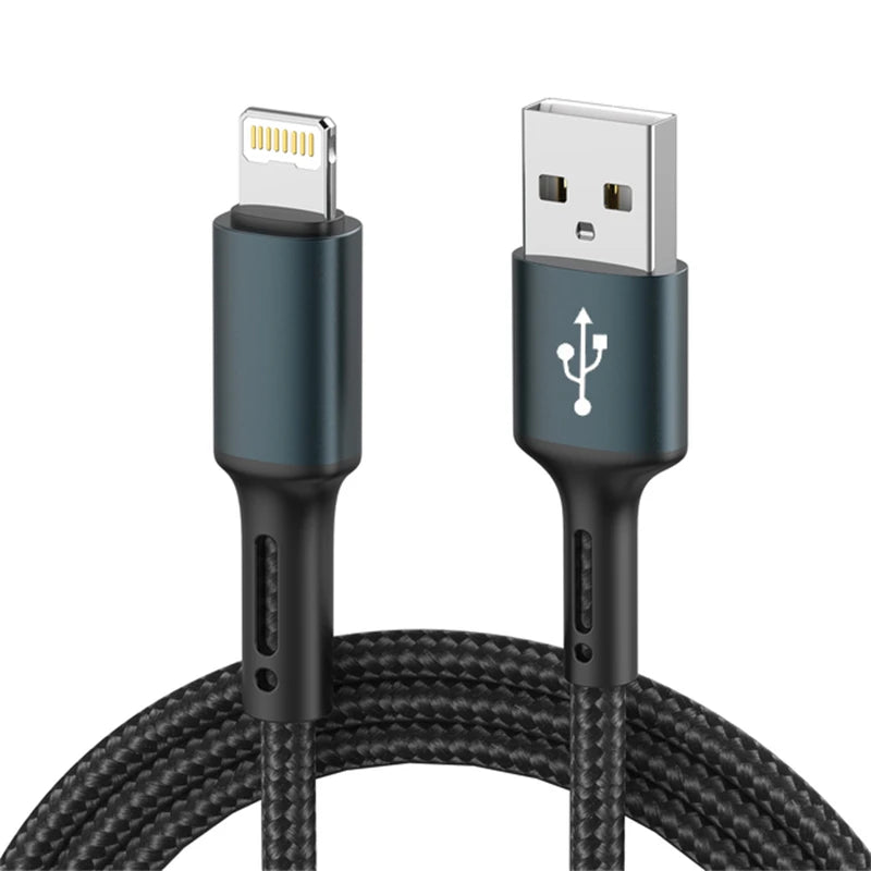 Cable USB de Carga Rápida para Teléfono Móvil: Carga Eficiente y Longitud Variada - La zona Apple