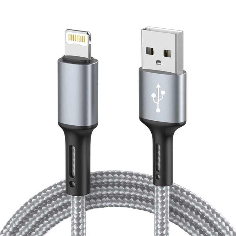 Cable USB de Carga Rápida para Teléfono Móvil: Carga Eficiente y Longitud Variada - La zona Apple