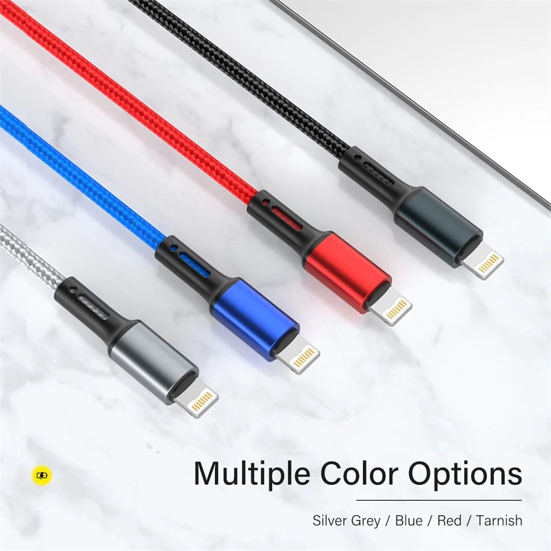 Cable USB de Carga Rápida para Teléfono Móvil: Carga Eficiente y Longitud Variada - La zona Apple
