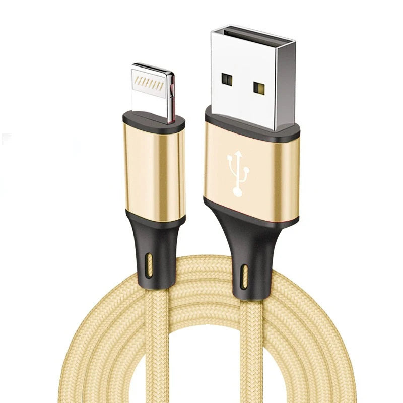 Cable USB de Carga Rápida para Teléfono Móvil: Carga Eficiente y Longitud Variada - La zona Apple