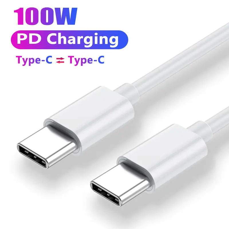 Cable de datos de carga rápida PD USB tipo C a USB tipo C, 100W, 60W, para Huawei, Samsung, Xiaomi, Macbook, iPad alidrosip