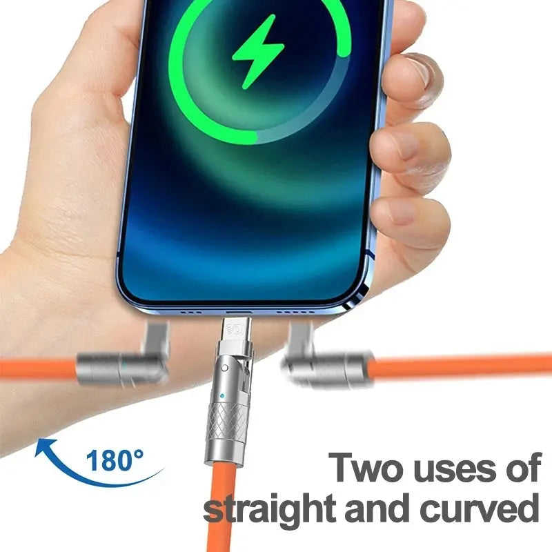 Cable USB tipo C de carga rápida para teléfono móvil, 120W, 7A, transferencia de datos para realme 11, Xiaomi, POCO y Huawei - La zona Apple