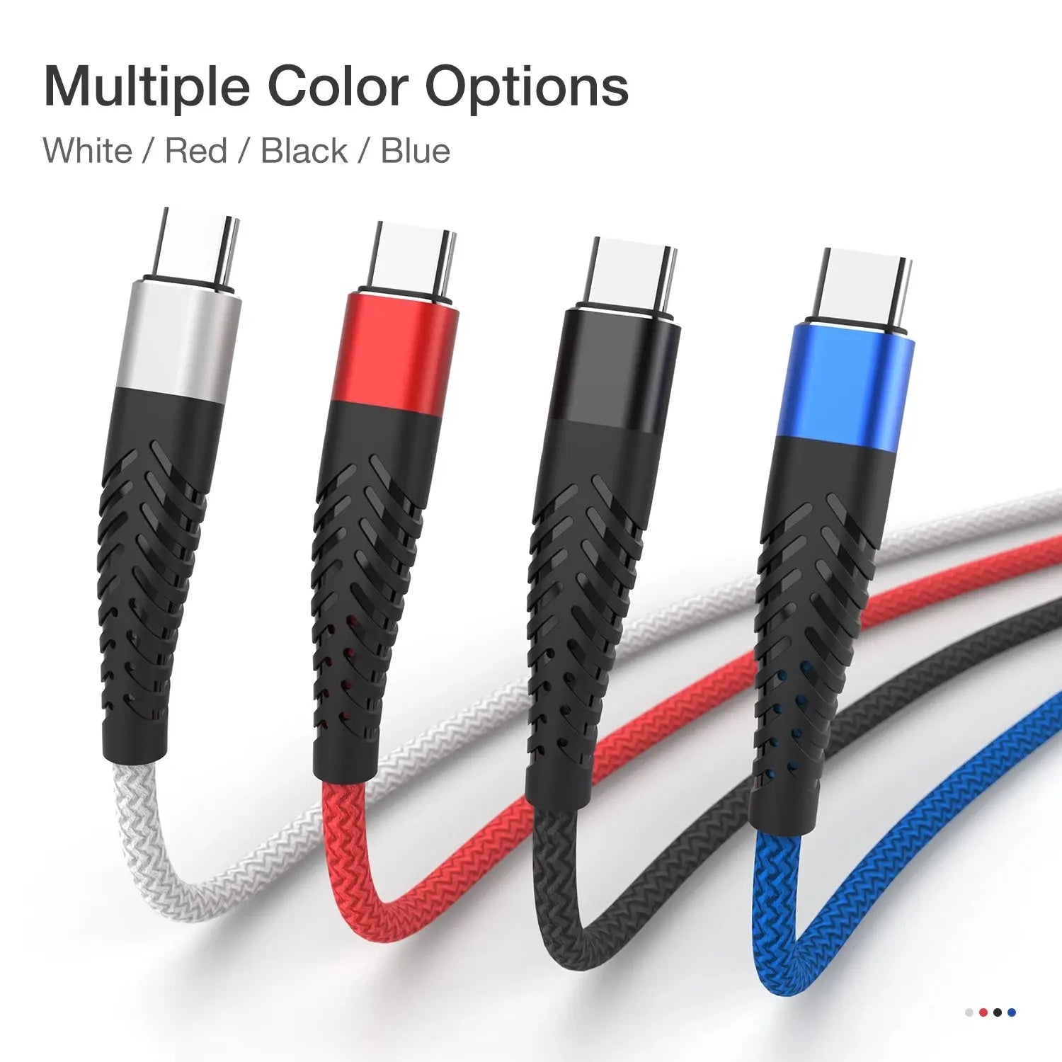 Cable USB tipo C de carga rápida para teléfono móvil, cargador de 3m para Samsung Galaxy S20, S21, S22 Plus, Xiaomi mi11, Huawei - La zona Apple