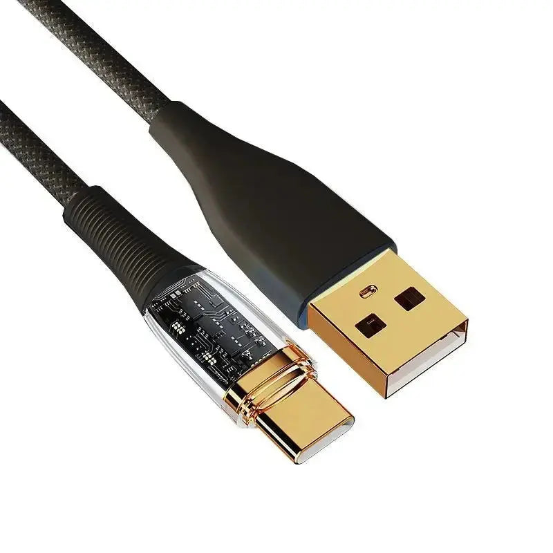 Cable USB tipo C de carga súper rápida, Cable de datos de 120W, 1M/1,5 M/2M, cargador de teléfono para Xiaomi 13, Huawei, Samsung Oneplus - La zona Apple