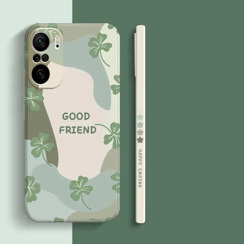 Case For Xiaomi 13 12 Lite 12T Poco F5 X5 X3 Pro Cases Cartoon Flower Matte Silicone Cover For Redmi Note 12 11 Pro Plus 10 Case - La zona Apple