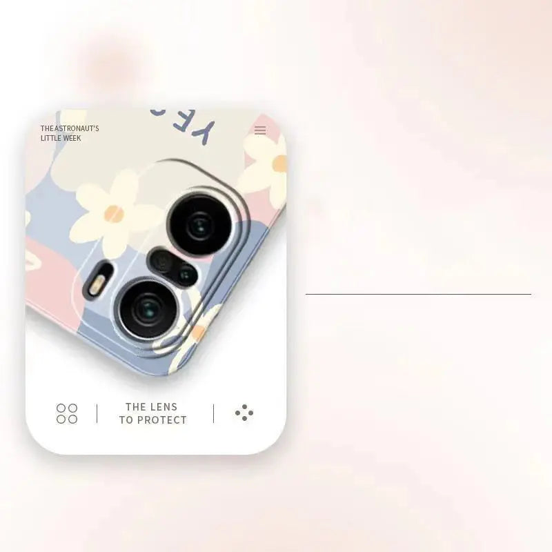 Case For Xiaomi 13 12 Lite 12T Poco F5 X5 X3 Pro Cases Cartoon Flower Matte Silicone Cover For Redmi Note 12 11 Pro Plus 10 Case - La zona Apple